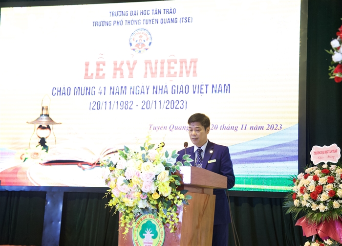 Trường Phổ thông Tuyên Quang tổ chức Lễ kỷ niệm Ngày Nhà giáo Việt Nam 20/11
